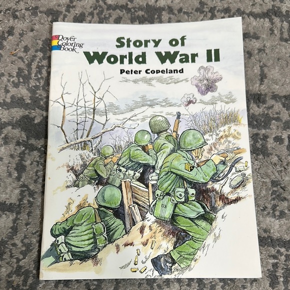 Story of World War II Coloring Book - Picture 1 of 1